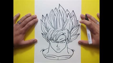 cómo dibujar a goku paso a paso|More.